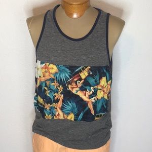 Aeropostale Vintage Pinup Beach Tank Top